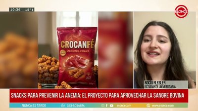 Estudiantes de la UNER desarrollaron un snack con sangre bovina para combatir la anemia